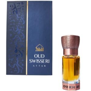 Oud Swisseri Attar Oud for a Contemporary Consumer | Perfect for Ramadan & Eid gifts | Authentic Arabic Fragrance Oil | 100% Pure, Alcohol-Free, Halal | 1 bottle x 6ml | Arabian Perfume Oil