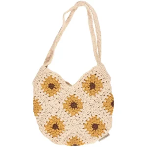 Crochet Sunflower Tote 2