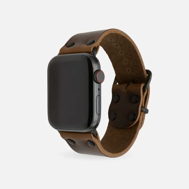 Leather Apple Watch Band – USA Made & Full-Grain Leather