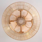 Ceiling Fan Farmhouse 20″ 7-Blade 4-Light Flush Mount 02