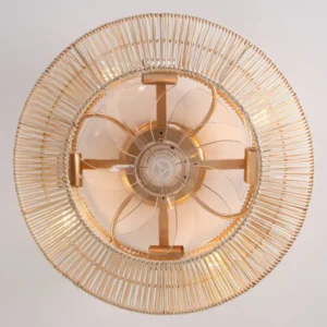 Ceiling Fan Farmhouse 20″ 7-Blade 4-Light Flush Mount 02