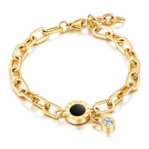 Bracelet, 18K Gold Plated Steel 1