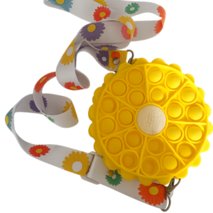 Flower Pop It Wristlet