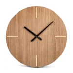 Last Call 23.6″D Metal & Wood Wall Clock